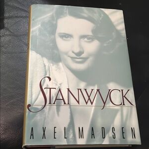 Stanwyck by Axel Madsen Hardcover Book